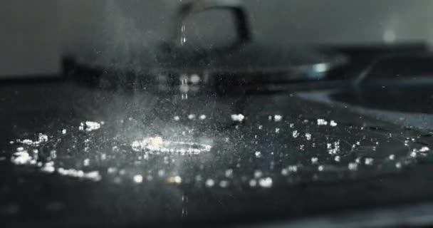 Süper Yavaş Çekim 800 Fps Damlacıklarının Yakaladığı Sıcak Kamera Yüksek — Stok video