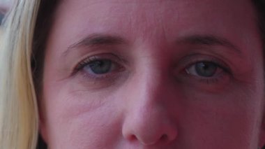 Kadın yüz Close-Up