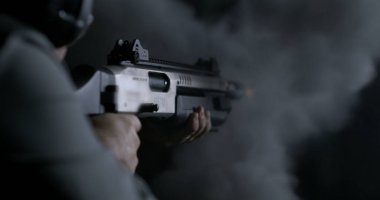 Yüksek Hız 800fps Yavaş Hareket Hız Atan Av tüfeği, Yaygın Duman ile Çarpıcı Atış