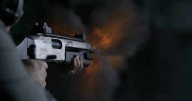 Yüksek Hız 800fps Yavaş Hareket Hız Atan Av tüfeği, Yaygın Duman ile Çarpıcı Atış