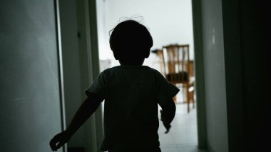 Geri Bakış: Çocuk İçerde Yavaş Hareket Ediyor Genç Çocuk Daire 'de Eğlence İçin Koltuğa Atlıyor