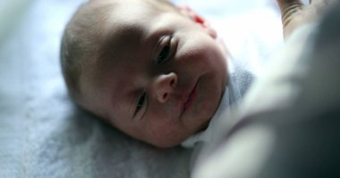 Baby newborn in first week of life