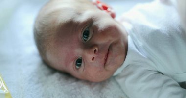 Infant newborn baby in first week of life