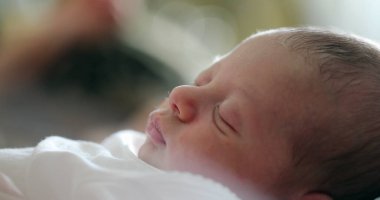 Beautiful Newborn baby infant sleeping portrait toddler asleep