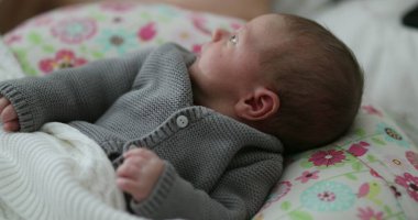 First month old newborn baby infant