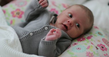 First month old newborn baby infant