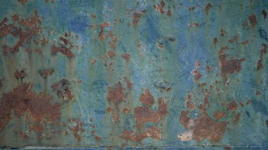 İğrenç metalik paslı metal doku arkaplanı