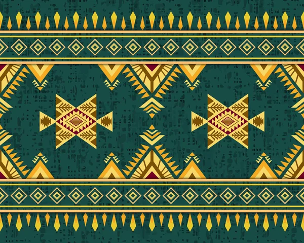 Modèle Abstrait Tissu Géométrique Dans Style Américain Traditionnel Motif Répétitif — Image vectorielle