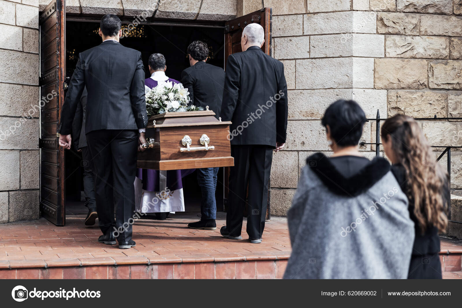 widow funeral clipart