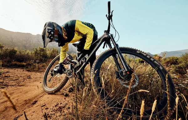 Fahrrad Mountainbike Und Herrenbefestigungsketten Für Fahrradwartung Reparatur Und Problemlösung Von — Stockfoto