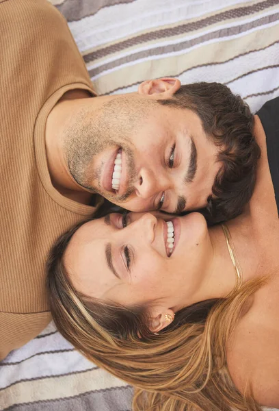 Pareja Amor Cara Feliz Juntos Relajarse Tiempo Calidad Vacaciones Románticas —  Fotos de Stock