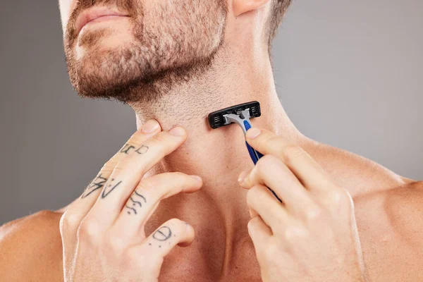 Aseo Barba Hombre Afeitar Cabello Para Cuidado Piel Bienestar Salud — Foto de Stock