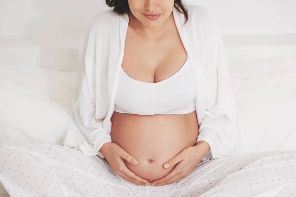 Youre Part Pregnant Woman Home — Stock Photo, Image