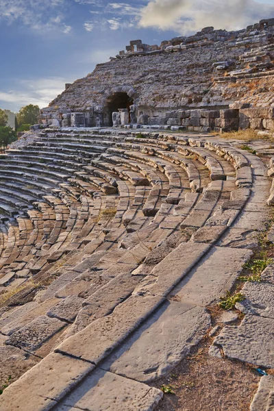 Miletus Ancient City Amphitheater Turkey Photo Miletus Miletus Ancient Greek — стокове фото