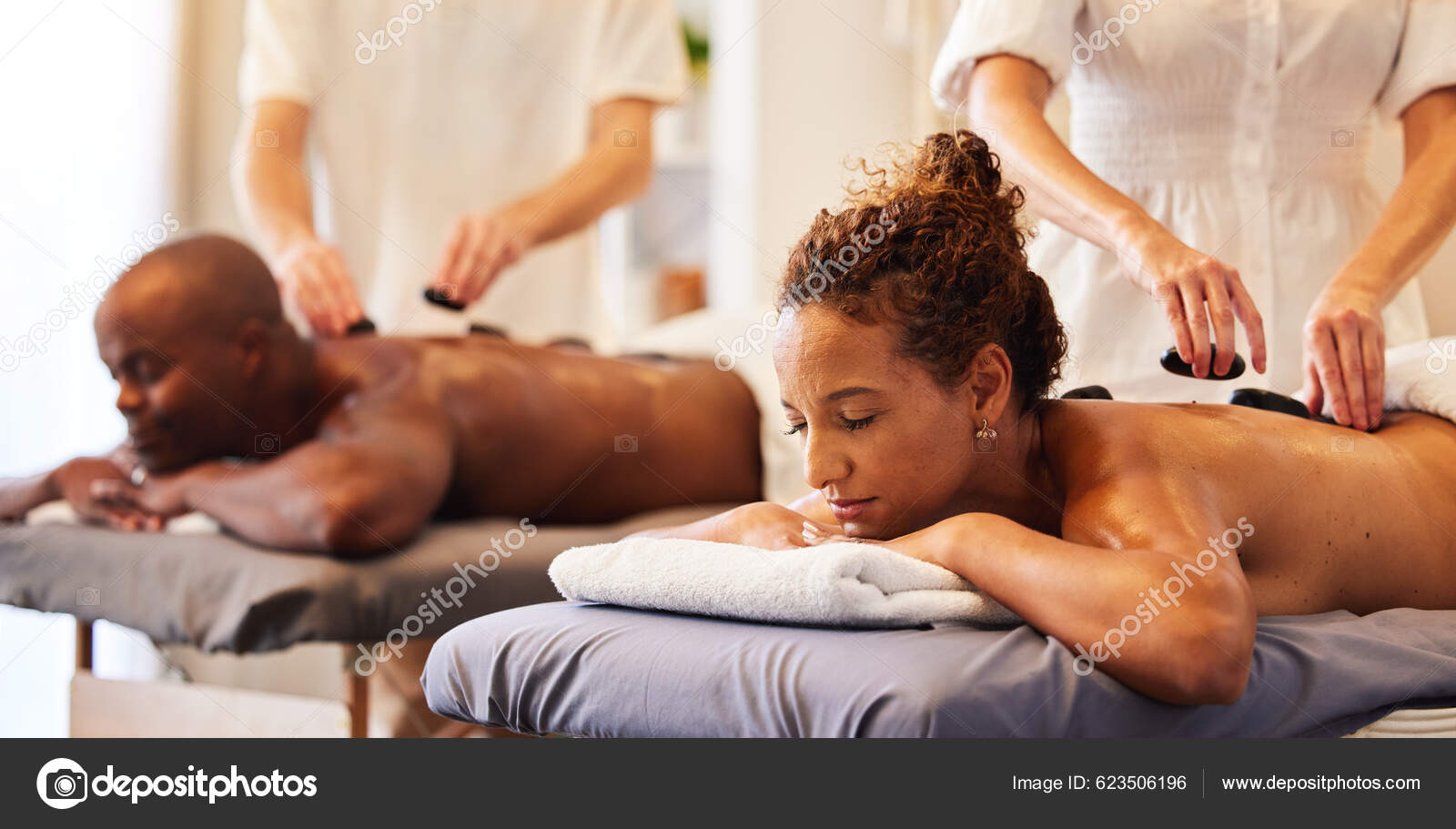 Beauty Spa Background Massage Bed And Luxury Wellness For Zen Therapy  Skincare And Relax Body Towels For Calm Peaceful And Holistic Break To  Enjoy Rest Retreat And Stress Free Weekend At Resort