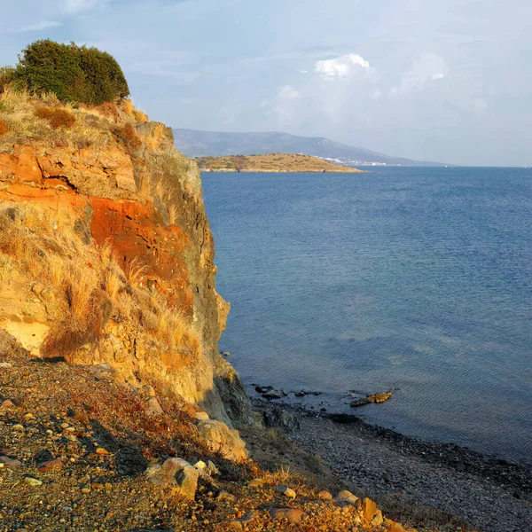 Wilderness Mediterranean Sea Bodrum Turkey Wilderness Mediterranean Sea Close Ancient — Stockfoto