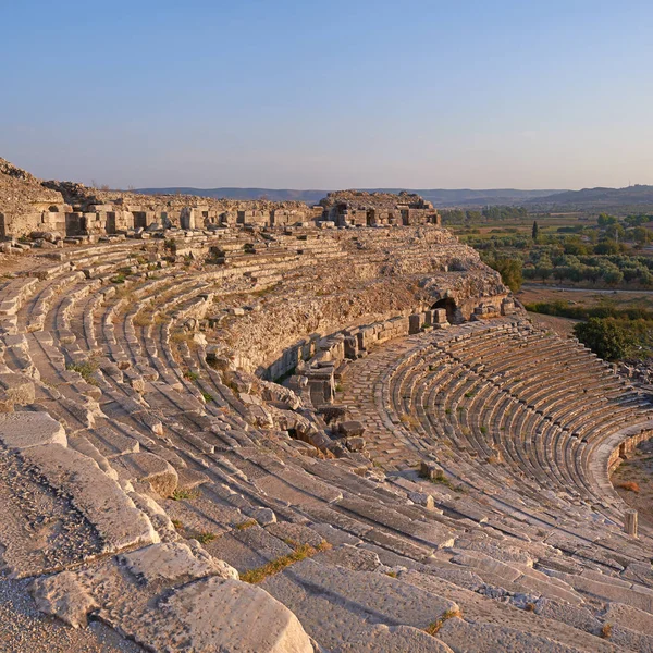 Miletus Ancient City Amphitheater Turkey — Foto Stock