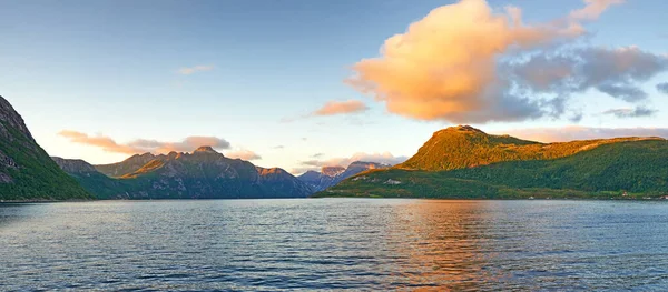 Das Schöne Norwegen Landschaftsbild Nordland Der Nähe Der Stadt Bodo — Stockfoto