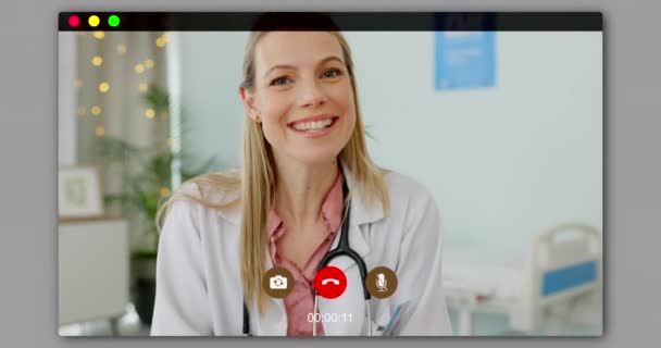 비디오 의사가 온라인상에서 상담하거나 소아과 의사의 지원을 가상의 서비스를 컴퓨터 — 비디오