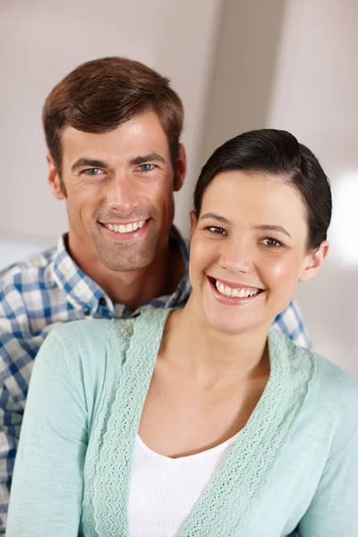 Treats Her Princess Affectionate Loving Couple Spending Time Together Indoors — Stock Photo, Image
