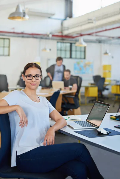 stock image Developing tomorrows tech today. a designer at their workstation in an office