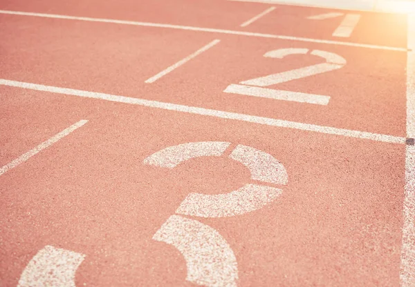 Spor Atletizm Sayı Antrenman Koşu Koşu Için Stadyumda Spor Müsabakası — Stok fotoğraf