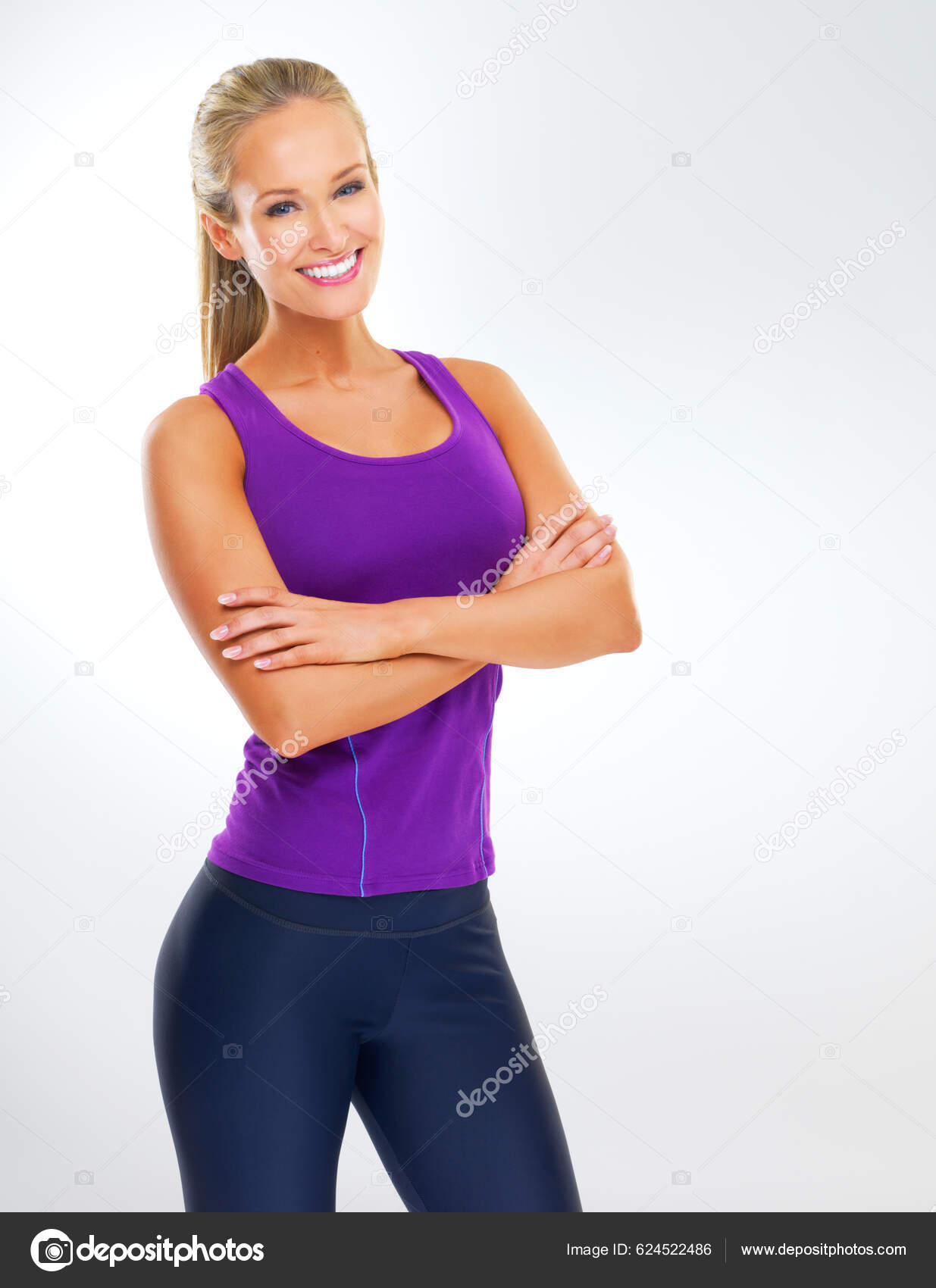 Looking Feeling Great Studio Shot Attractive Young Woman Exercise Clothing  Stock Photo by ©PeopleImages.com 624522486