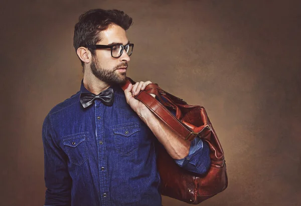 You Dont Find Style Style Finds You Stylishly Dressed Young — Stock Photo, Image