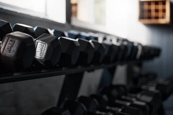 Zoom Fitness Halteres Treino Estúdio Ginástica Para Desenvolvimento Musculação Exercício — Fotografia de Stock
