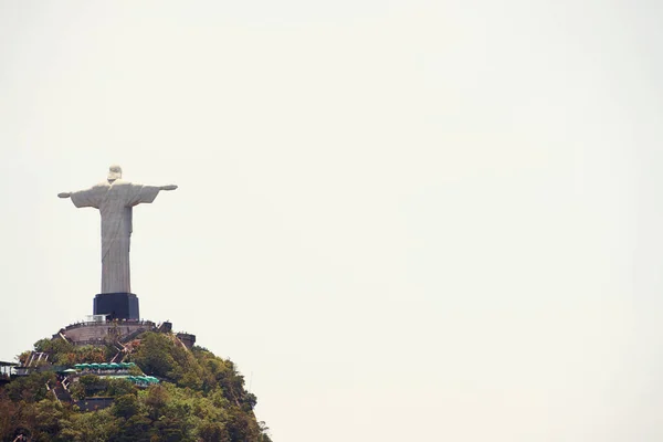 Ist Das Symbol Des Brasilianischen Christentums Das Christus Erlöser Denkmal — Stockfoto
