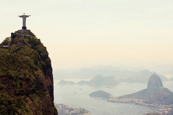 Символ Бразильского Христианства Памятник Христу Спасителю Рио Жанейро Бразилия — стоковое фото