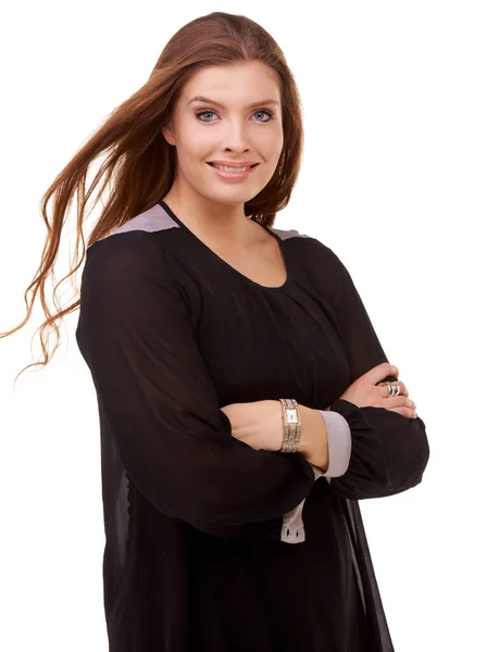 She Just Exudes Confidence Portrait Attractive Young Woman Standing Her — Stock Photo, Image