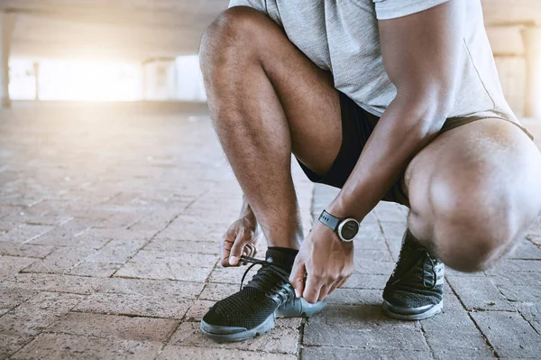 Sapatos Corrida Esportes Com Homem Treinamento Treino Exercício Para Saúde — Fotografia de Stock