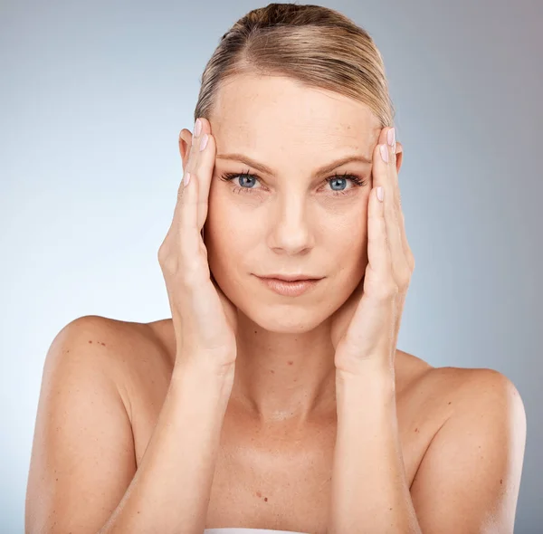 Skincare Wanita Dan Kosmetik Untuk Operasi Plastik Kecantikan Alami Dan — Stok Foto