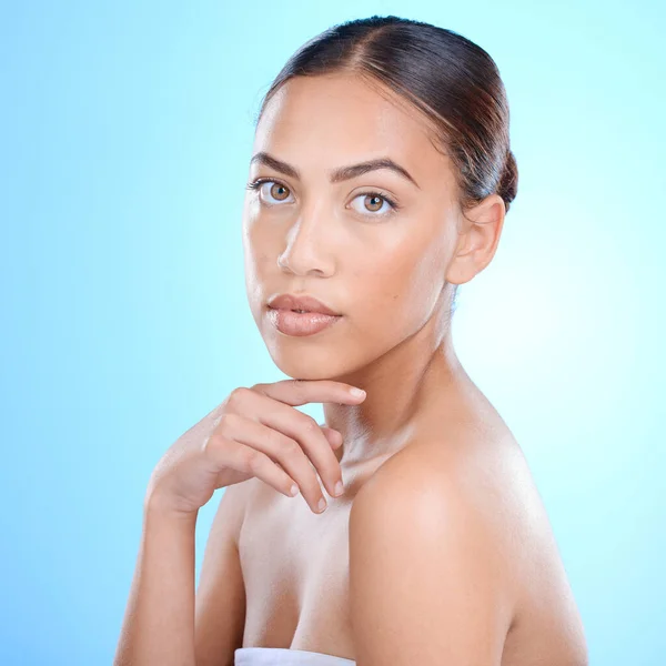 Mujer Belleza Cuidado Piel Cara Maquillaje Piel Limpia Para Salud —  Fotos de Stock