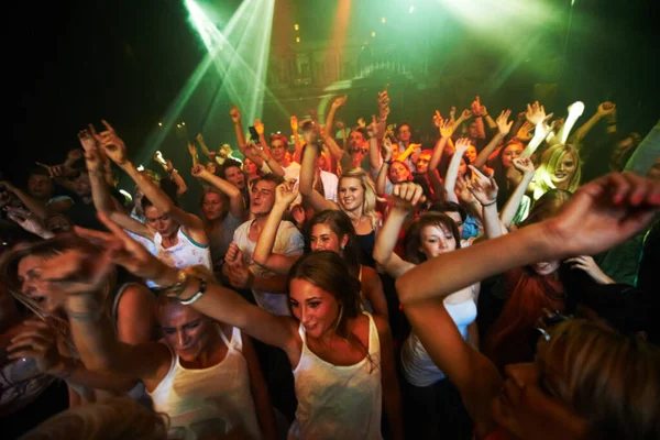 Party Music Dance Crowd Concert Rock Festival Live Band Performance — Stock Photo, Image