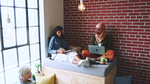 Kerja Tim Kolaborasi Atau Startup Orang Orang Kantor Untuk Manajemen — Stok Video