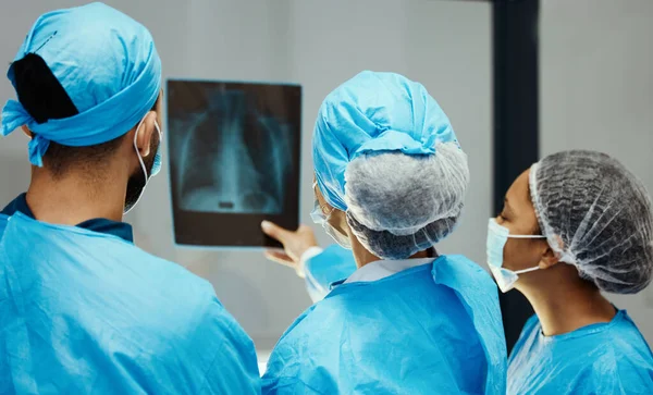 Медичні Рентгенівські Хірургічні Операції Лікарями Які Планують Зустрітися Мірі Сканування — стокове фото