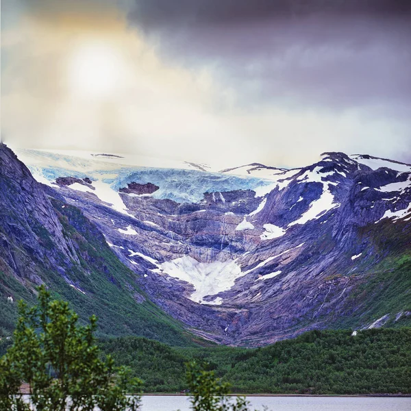 Svartisen ice cap in northern Norway.
