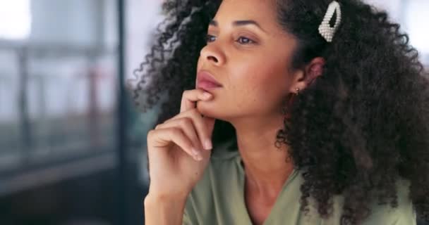 Computer Face Startup Black Woman Programmer Cybersecurity Cloud App Coding — Vídeos de Stock