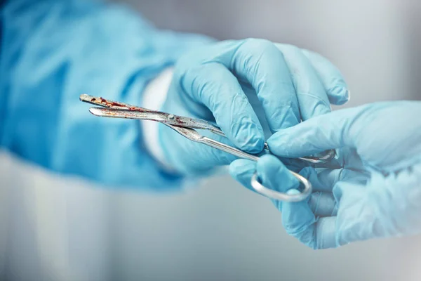 Team Work Surgery Hands Scissors Hospital Operation Procedure Working Helping — Foto Stock
