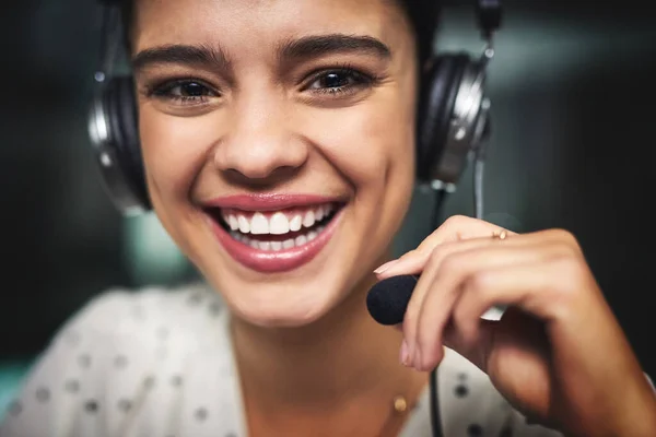 Helping people is my passion. Cropped portrait of an attractive young woman working in a call center