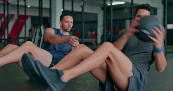 Men Gym Core Workout Kettlebell Muscle Development Strong Body Goals — Video