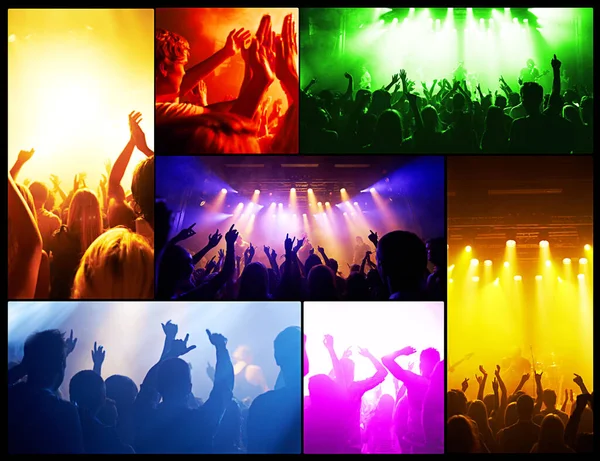 You Ready Rock Composite Shot Fans Concert — Stock Photo, Image