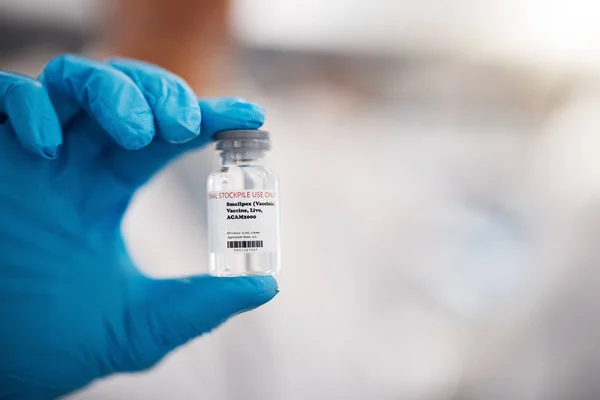 Tangan Mockup Dan Vaksin Cacar Rumah Sakit Dengan Dokter Yang — Stok Foto