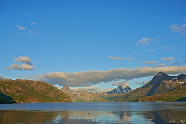 Εξοχή Του Nordland Νορβηγία Εξοχή Στο Nordland Κοντά Στην Πόλη — Φωτογραφία Αρχείου