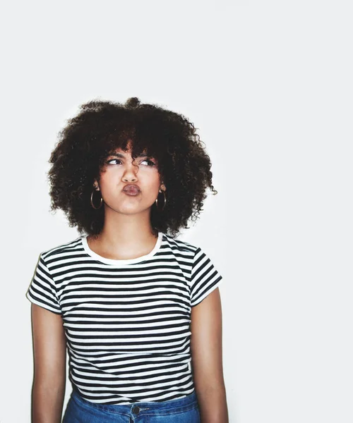 Kérdés Gondolkodás Zavaros Fekete Kétségekkel Stresszel Vagy Megfontolt Elképzeléssel Ifjúságról — Stock Fotó
