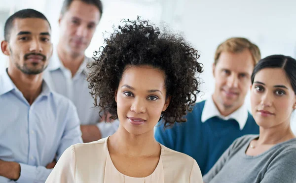 Were Team You Need Portrait Group Diverse Colleagues Standing Office Royalty Free Stock Photos