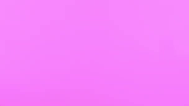 Руки Час Макет Чорною Жінкою Студії Рожевому Тлі Щоб Жест — стокове відео