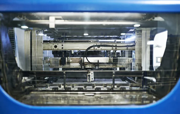 Tehnologie Imprimare Interiorul Unei Fabrici Ambalare Distribuție — Fotografie, imagine de stoc